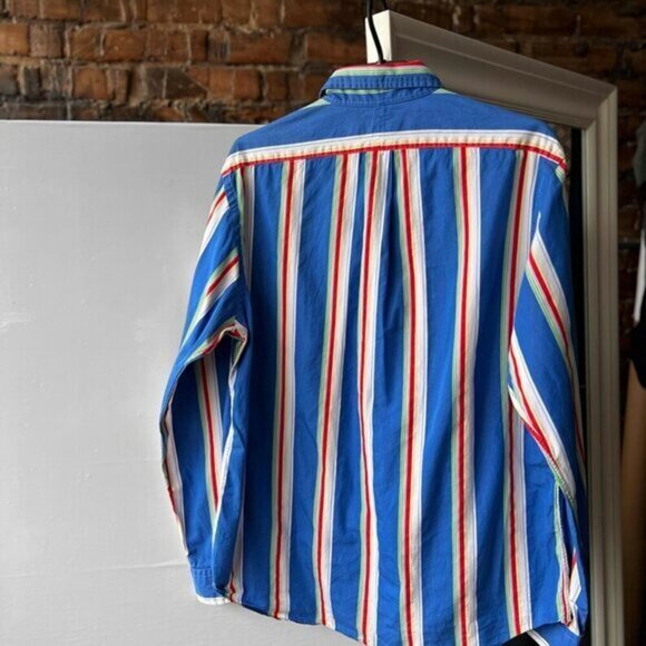 Polo Ralph Lauren‎ Men’s Long Sleeve Shirt Stripes Button Down Oxford Size XL - Picture 3 of 4